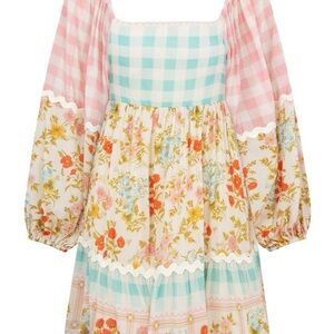NWOT Spell & the Gypsy Collective 'Flora Tunic Dress' in Pastel size M